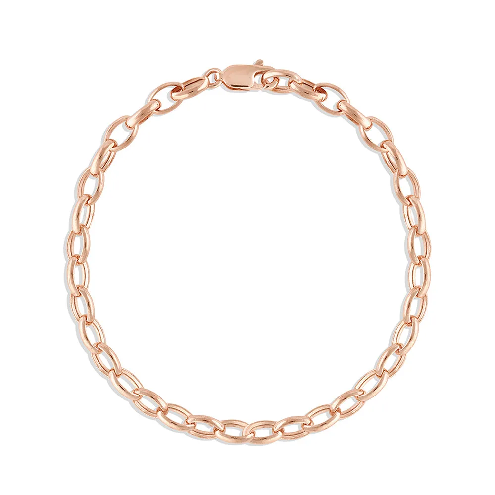 Peony Oval Chain Bracelet sold by Marrow Fine product image thumbnail 3