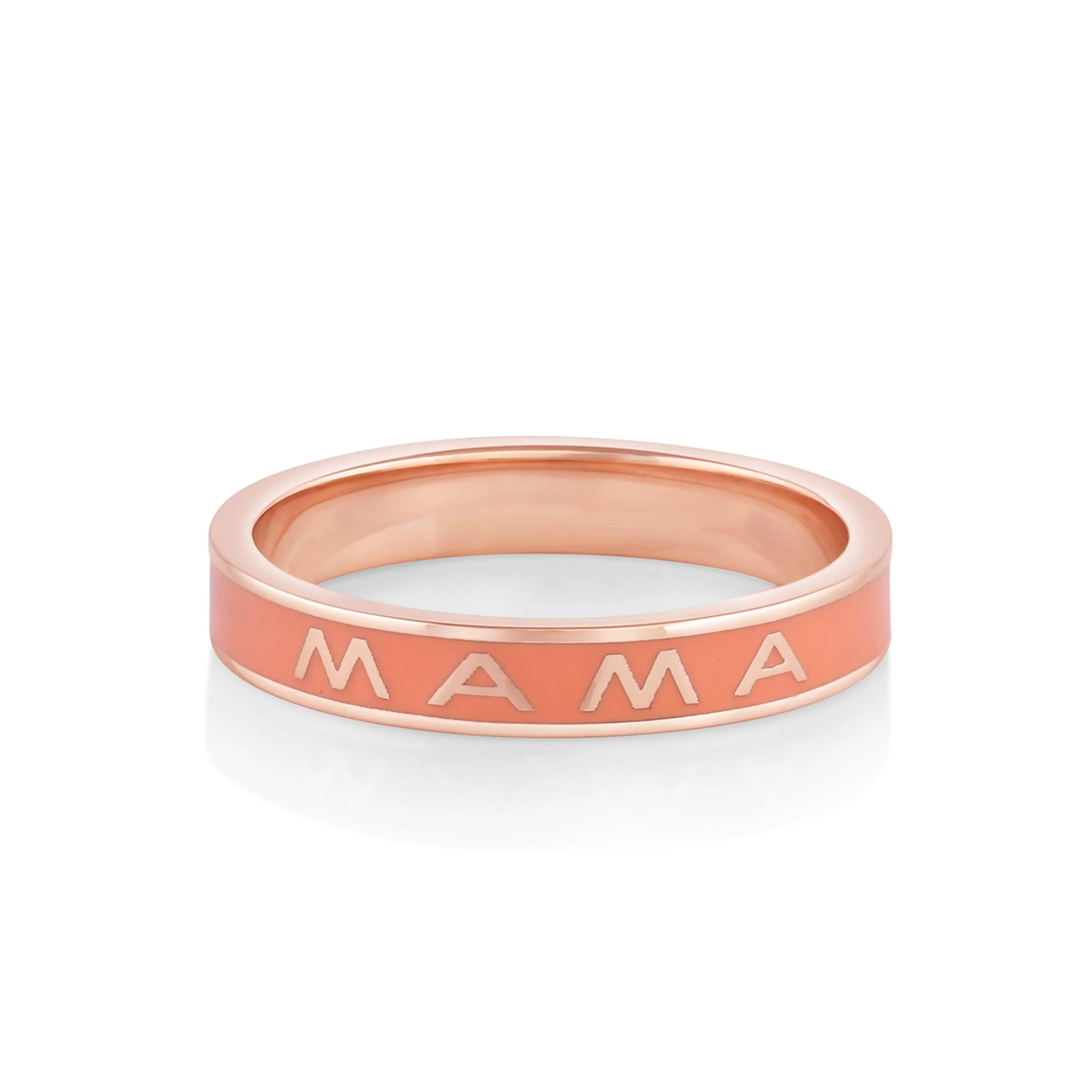 Mama Enamel Band - Melon Enamel sold by Marrow Fine product image thumbnail 4