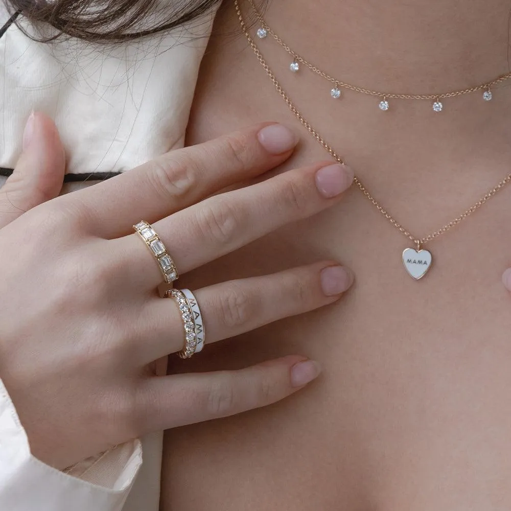 Mama Enamel Band - Melon Enamel sold by Marrow Fine product image thumbnail 2