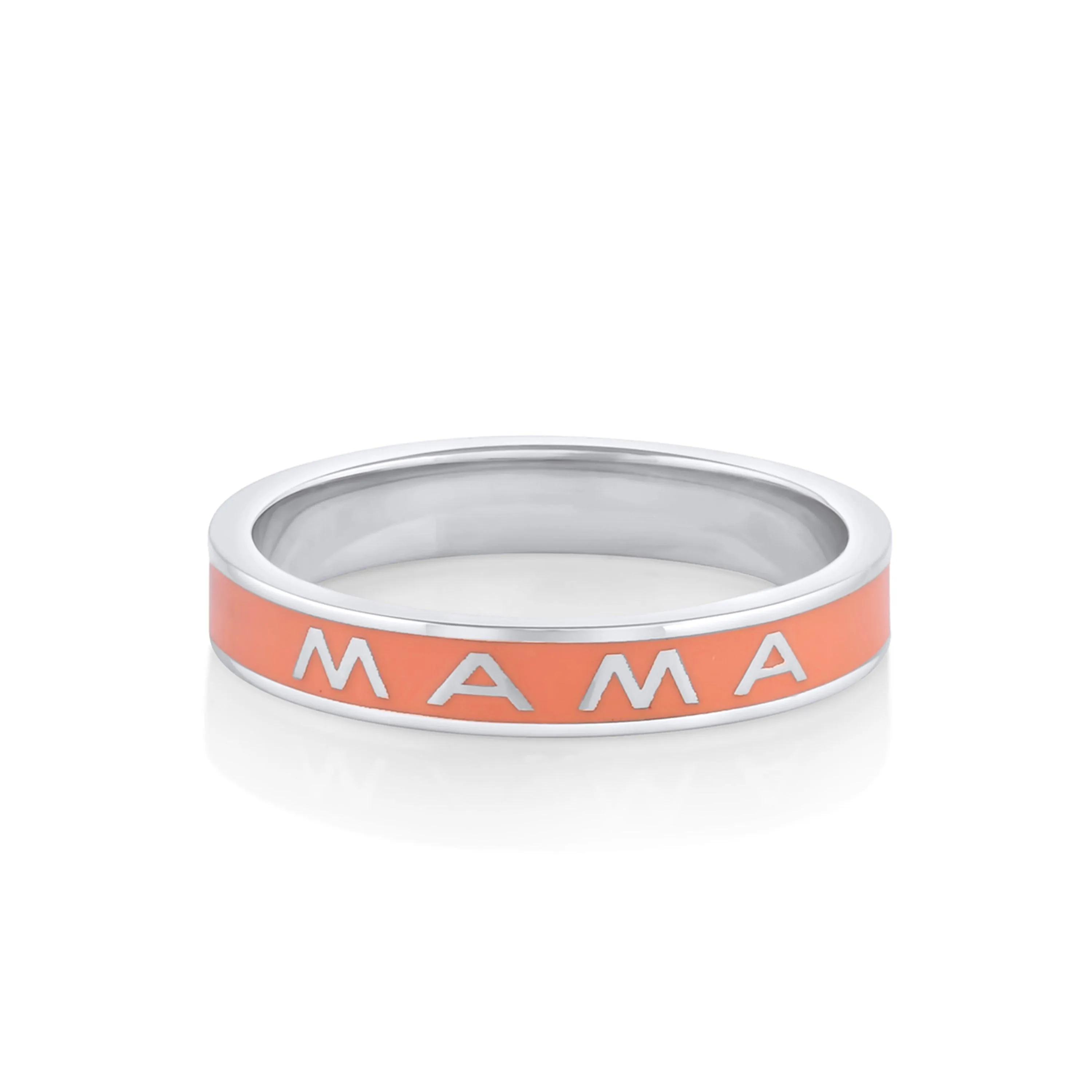 Mama Enamel Band - Melon Enamel sold by Marrow Fine product image thumbnail 3