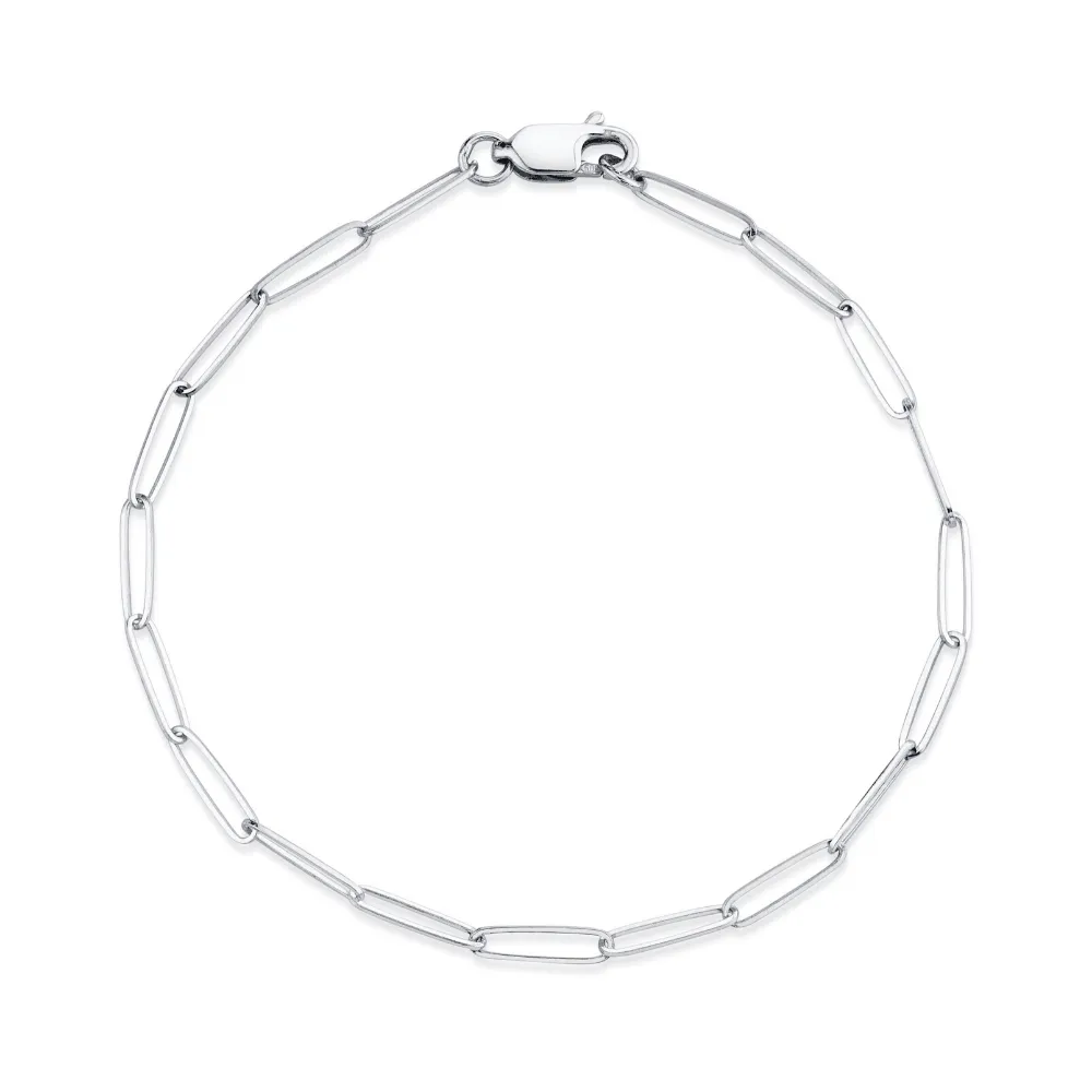 Weightless Paperclip Chain Bracelet sold by Marrow Fine product image thumbnail 3