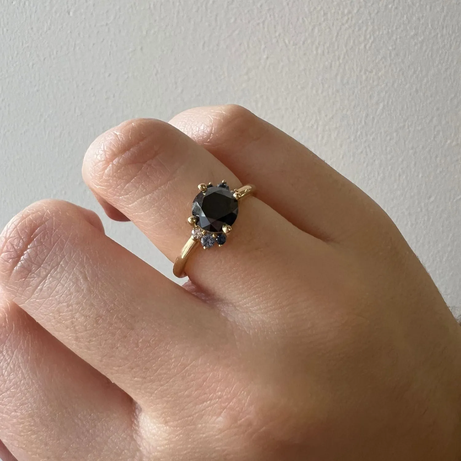 Black Diamond Spray Ring sold by Marrow Fine product image thumbnail 2