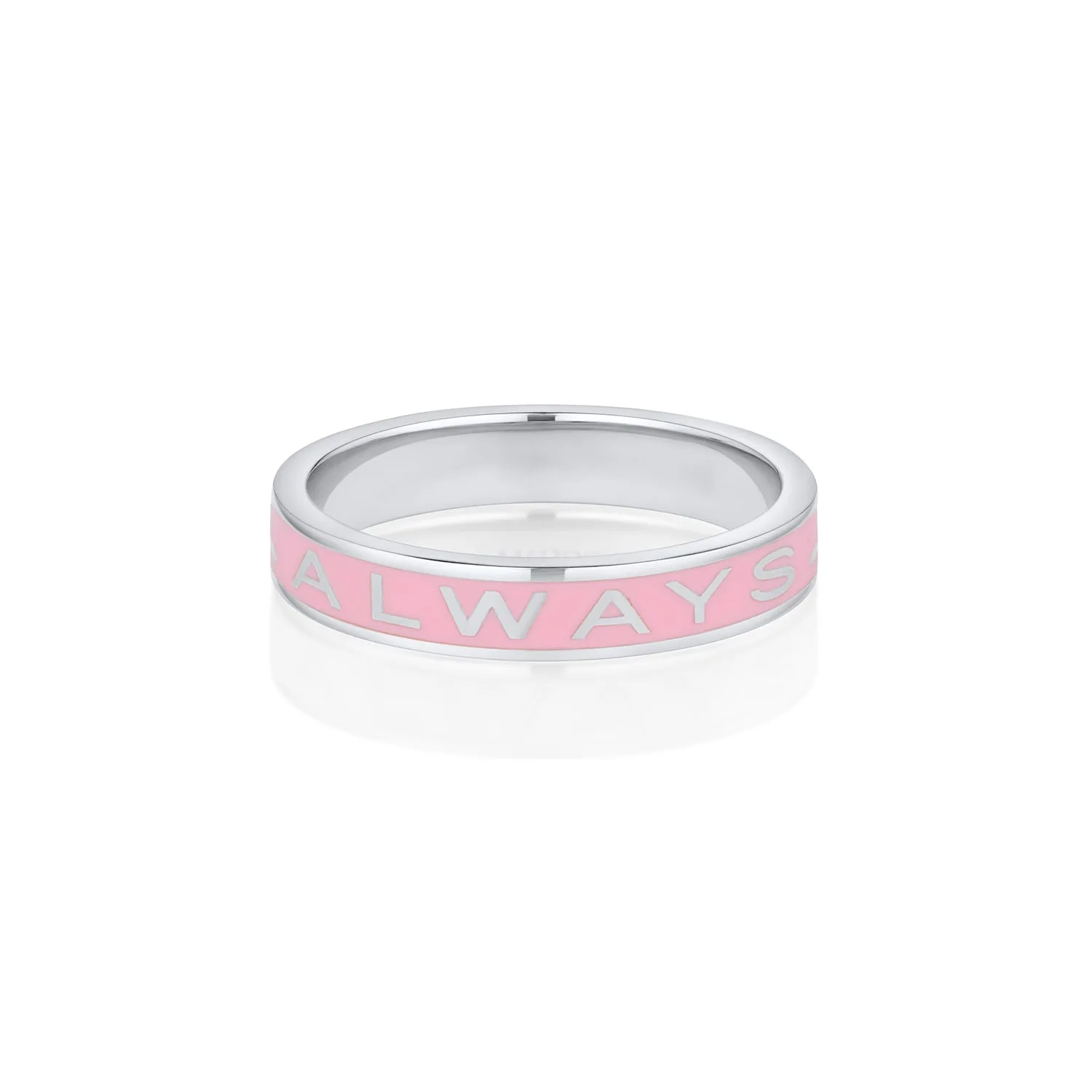 "Always" Gold Memory Ring - Pink Enamel sold by Marrow Fine product image thumbnail 4