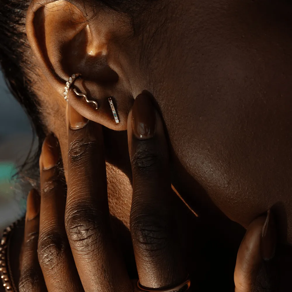 Gradient Rainbow Bar Stud sold by Marrow Fine product image thumbnail 2