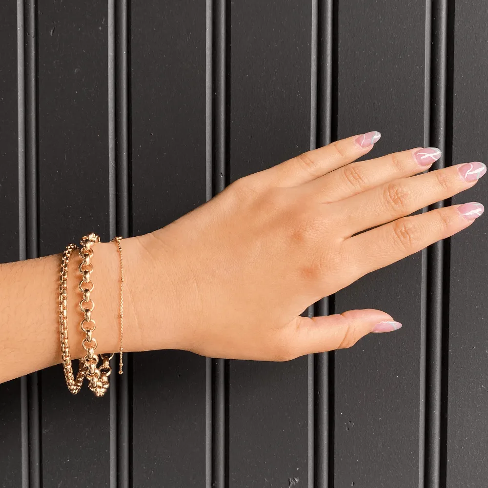 Unisex Box Chain Bracelet sold by Marrow Fine product image thumbnail 3