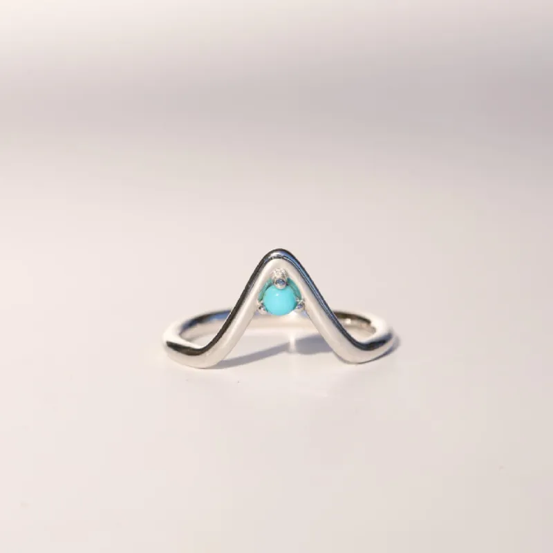 Turquoise Hanging in the Balance Ring sold by Marrow Fine