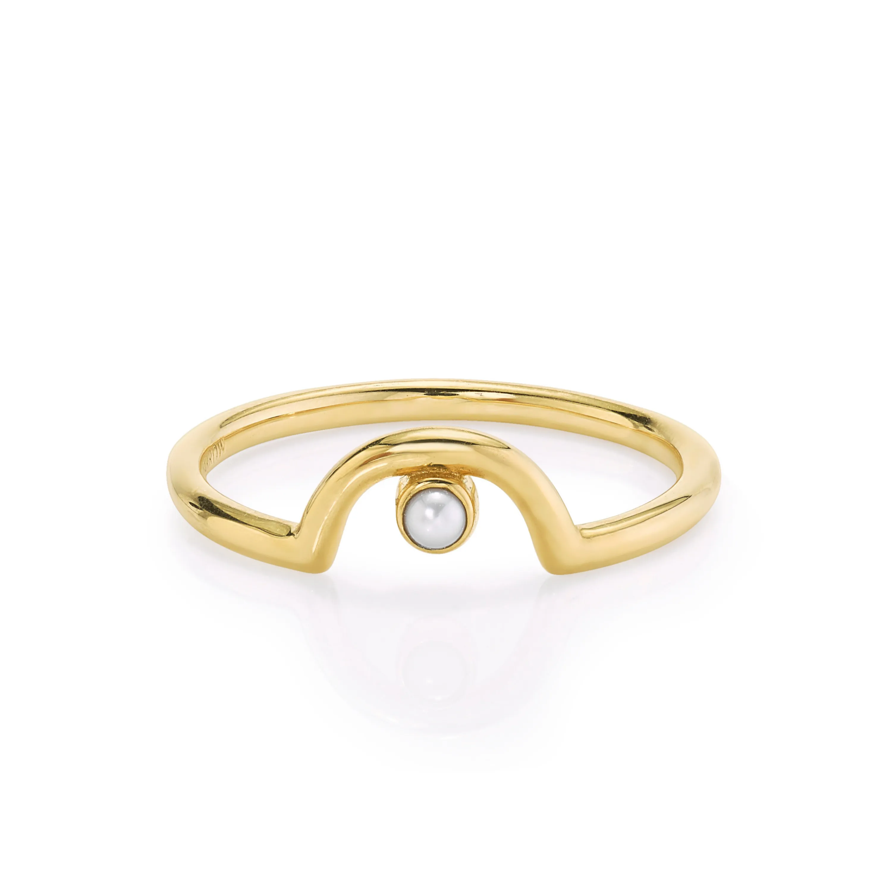 Pearl Arch Band - June sold by Marrow Fine