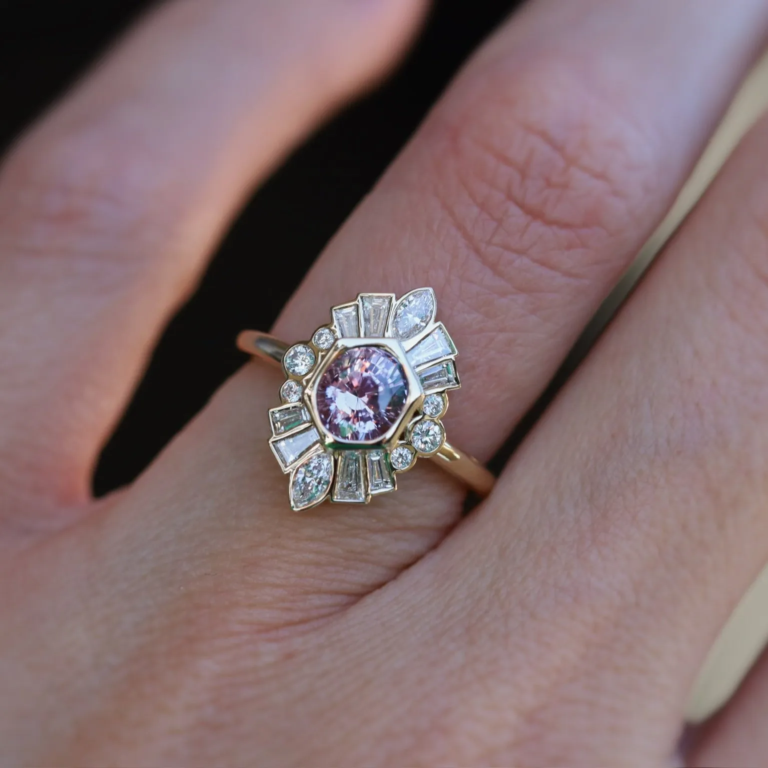 1.55ct Sapphire Stella Ring sold by Marrow Fine product image thumbnail 2