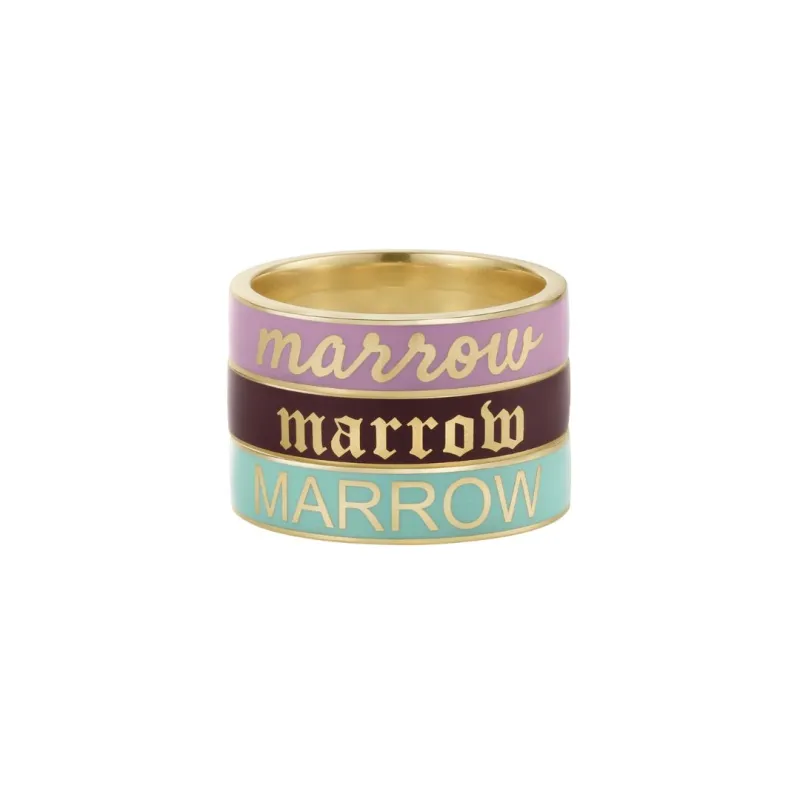 Custom Enamel Band sold by Marrow Fine