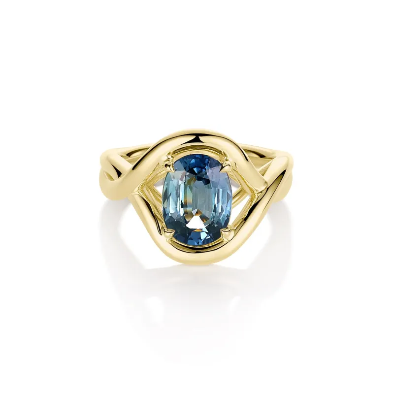 3.23ct Light Blue Sapphire Marrow x Sammi Florence Ring sold by Marrow Fine