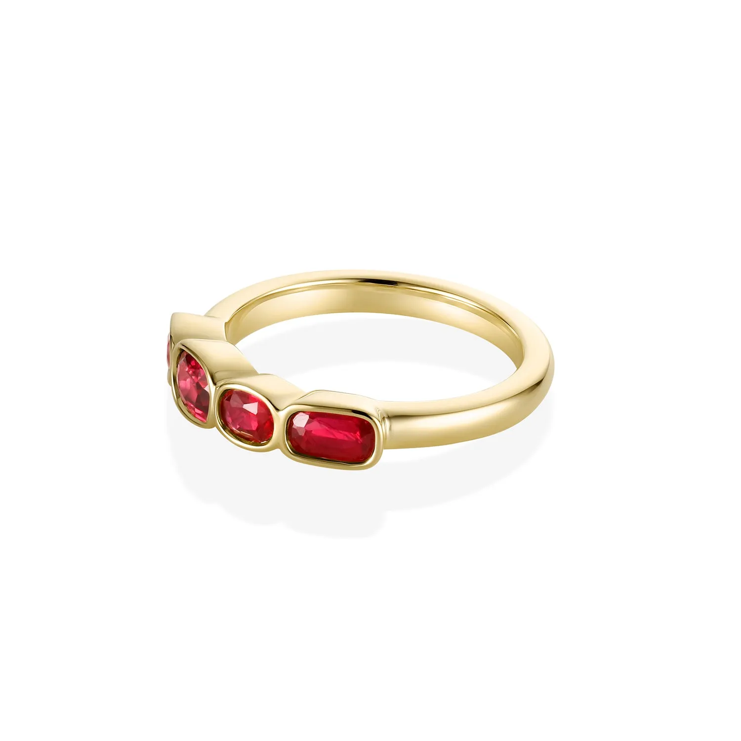 1.20ctw Ruby Linear Band sold by Marrow Fine product image thumbnail 3