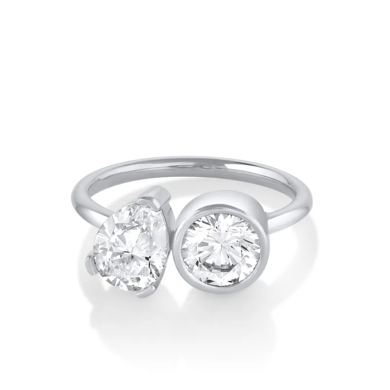 The Chloe Toi et Moi Engagement Ring sold by Marrow Fine