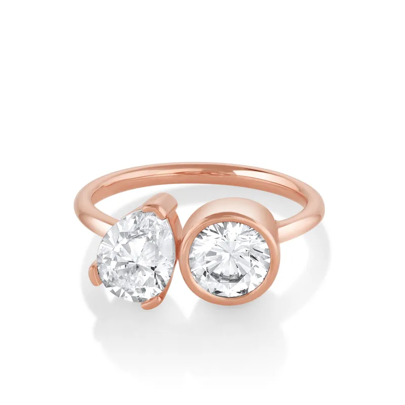 The Chloe Toi et Moi Engagement Ring sold by Marrow Fine
