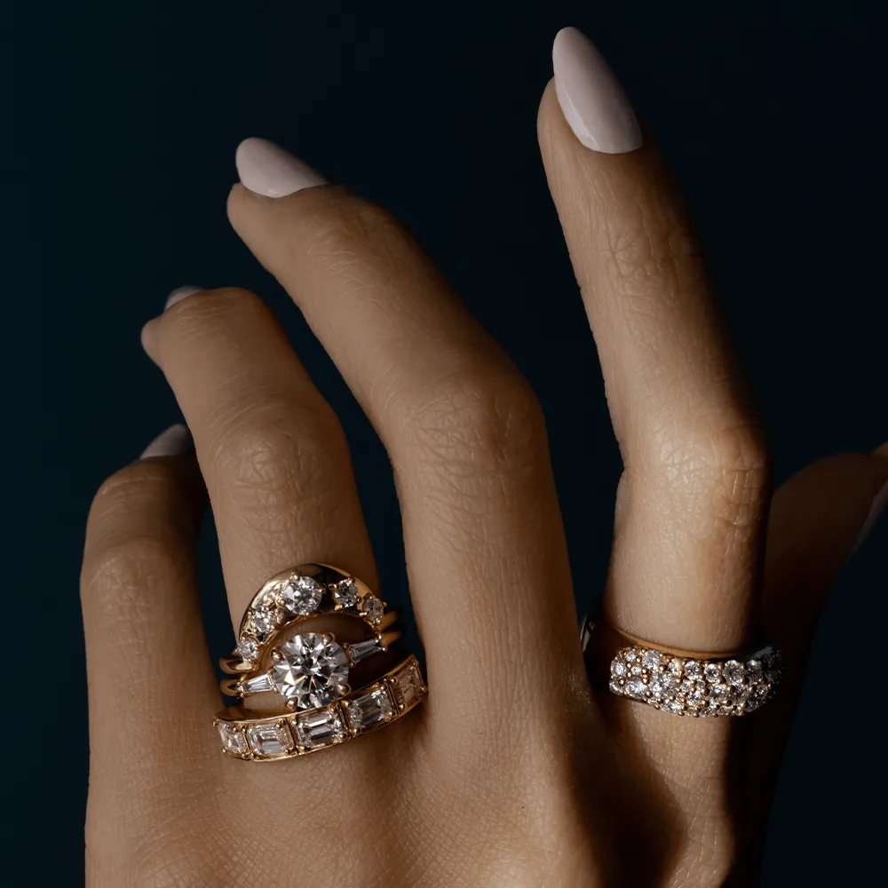 The Classic Baguette Engagement Ring sold by Marrow Fine product image thumbnail 2