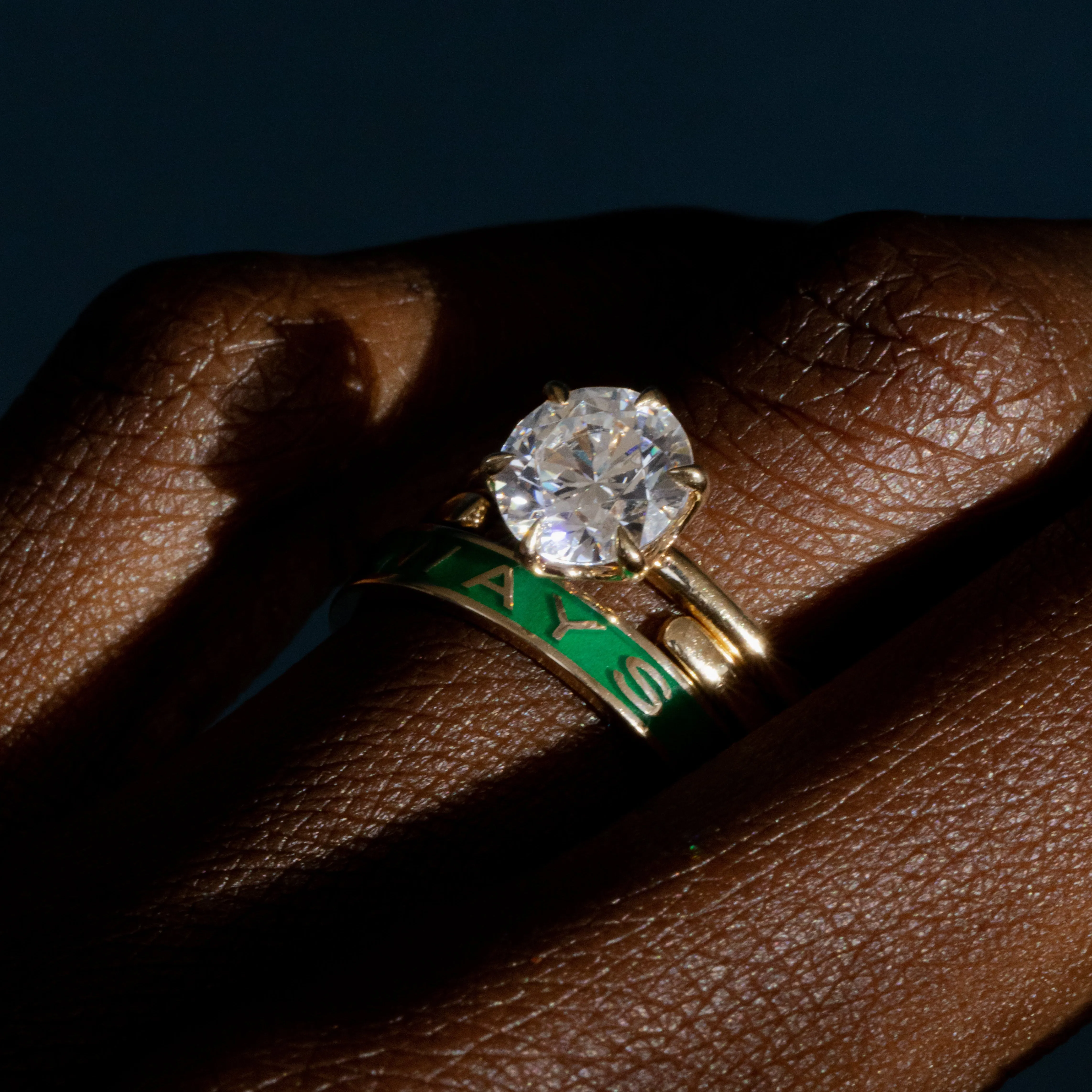 The Camille Round Brilliant Solitaire Engagement Ring sold by Marrow Fine product image thumbnail 5