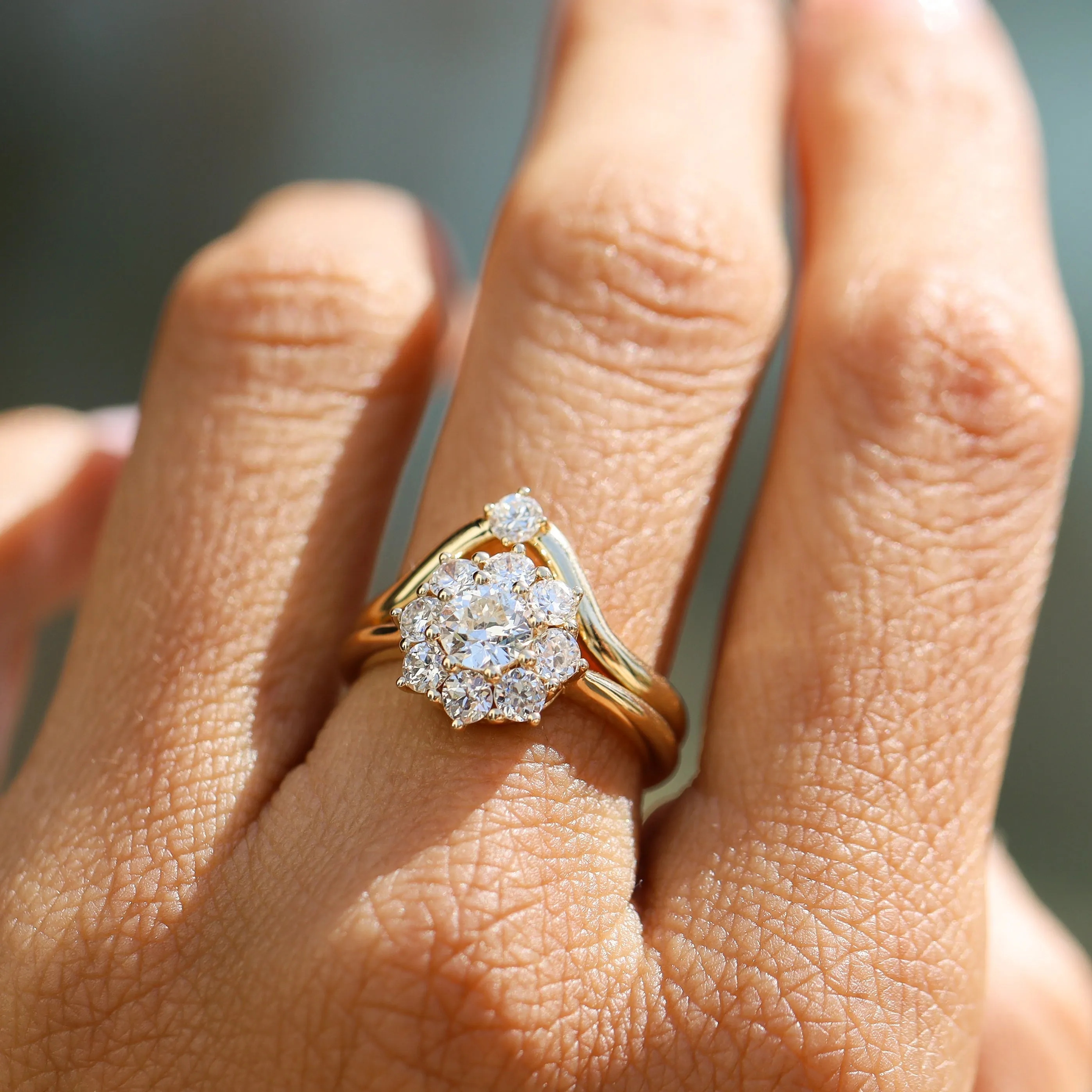 The Noa Petals Engagement Ring sold by Marrow Fine product image thumbnail 2