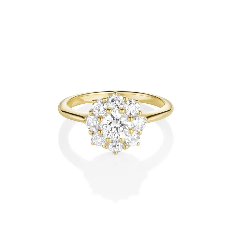 The Noa Petals Engagement Ring made by Marrow Fine