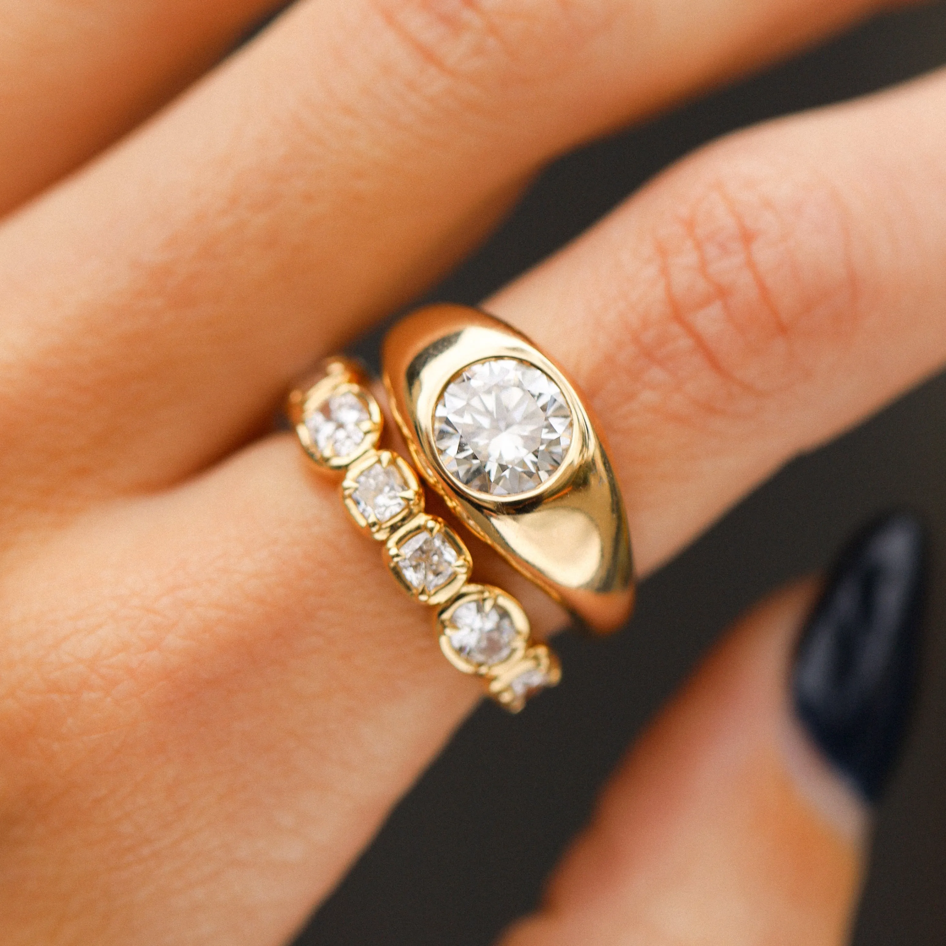 The Dyllan Bombe Engagement Ring sold by Marrow Fine product image thumbnail 4