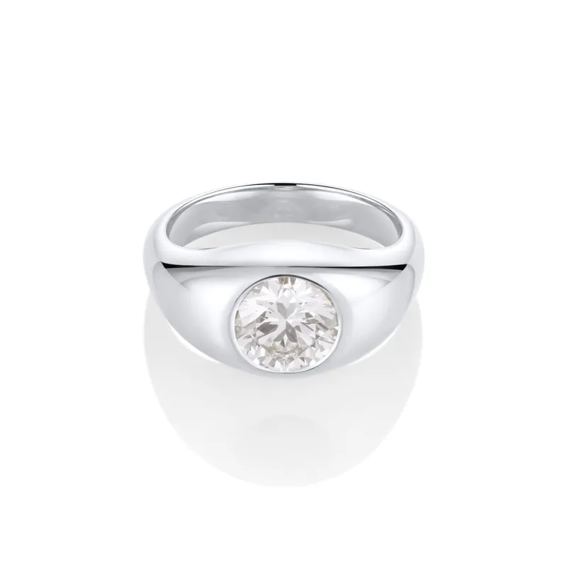 The Dyllan Bombe Engagement Ring made by Marrow Fine