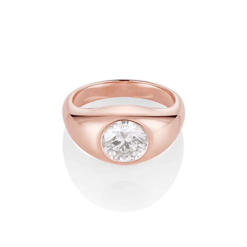 The Dyllan Bombe Engagement Ring made by Marrow Fine