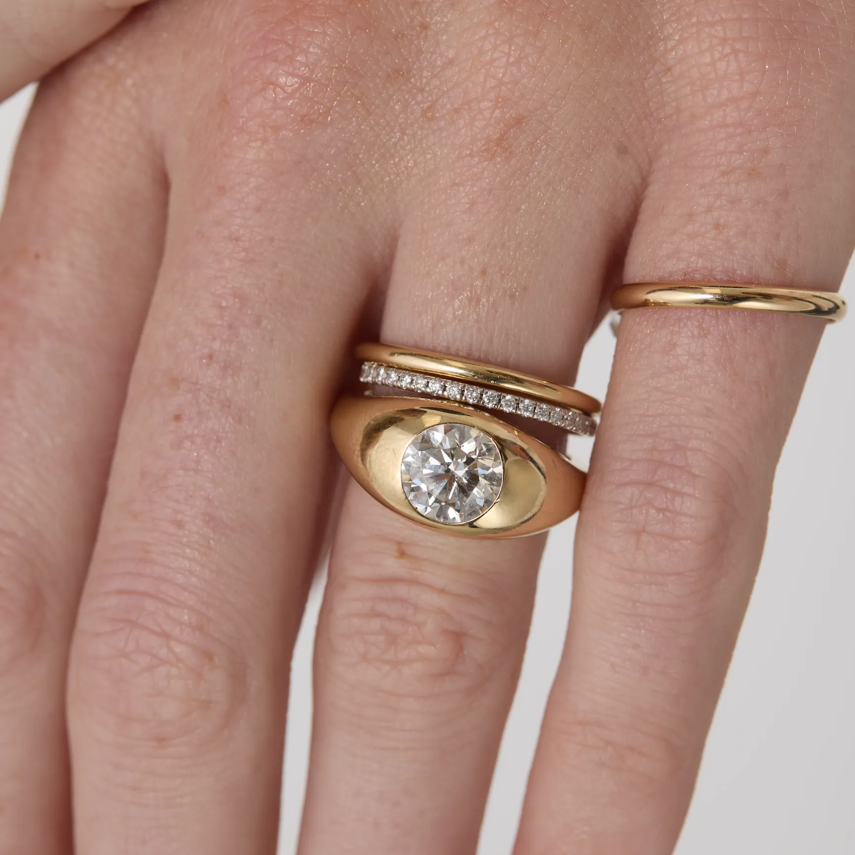 The Dyllan Bombe Engagement Ring sold by Marrow Fine product image thumbnail 3