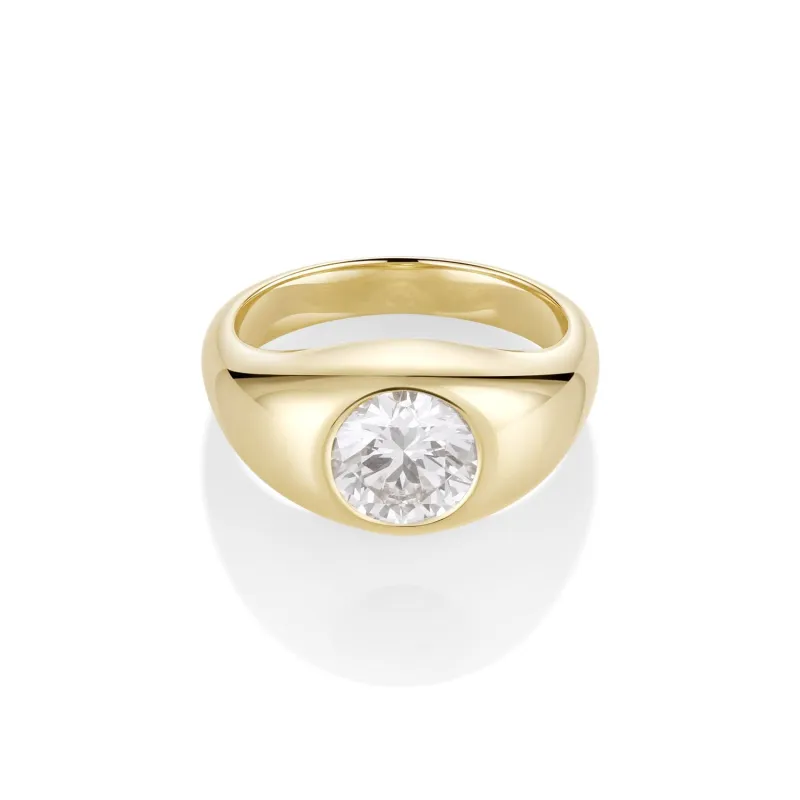 The Dyllan Bombe Engagement Ring made by Marrow Fine