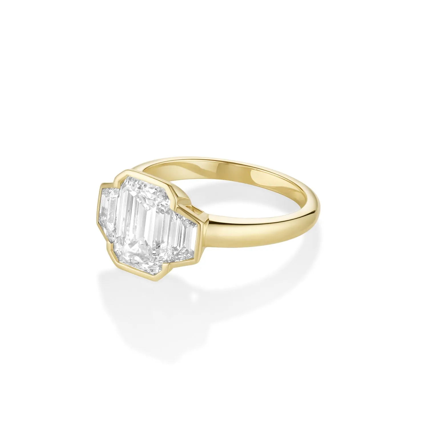 The Leonie Three Stone Engagement Ring sold by Marrow Fine product image thumbnail 3