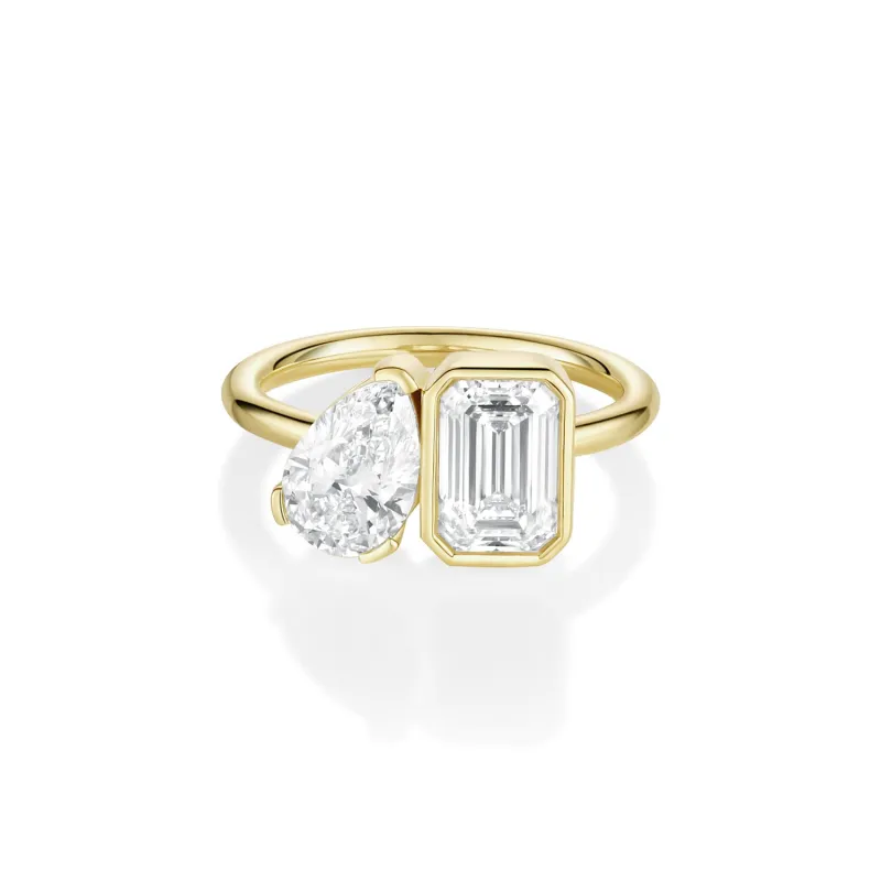 The Inez Toi et Moi Engagement Ring sold by Marrow Fine