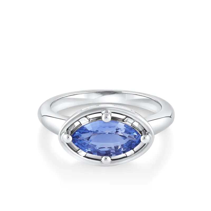 1.74ct Marquise Sapphire Georgia Ring sold by Marrow Fine