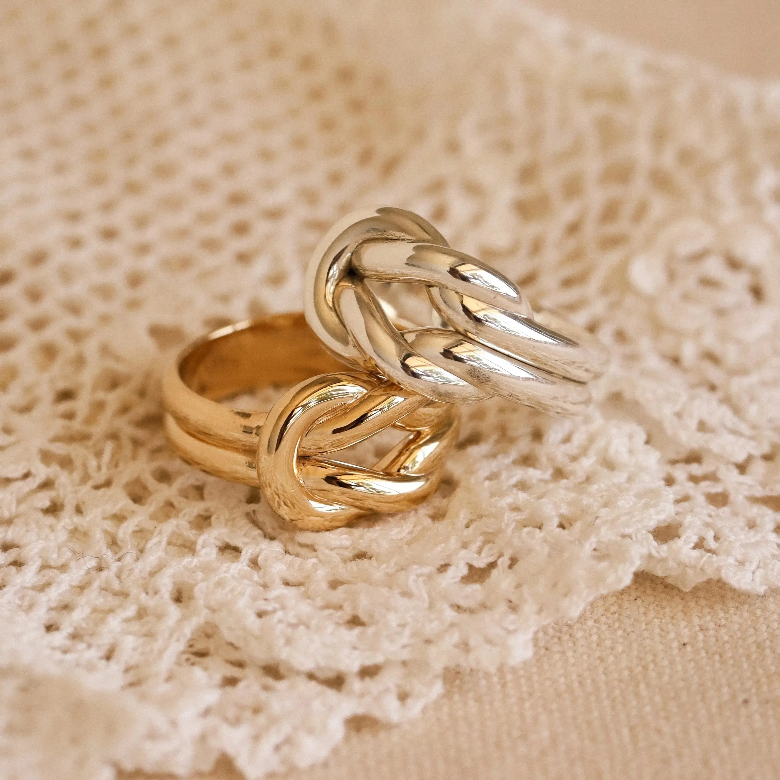 Alma Victorian Lover’s Knot Ring sold by Marrow Fine product image thumbnail 5