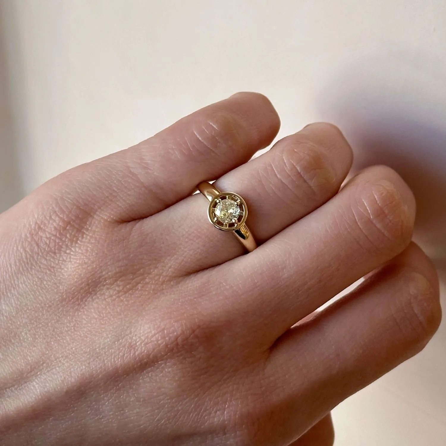 0.45ct Old Euro Georgia Ring sold by Marrow Fine product image thumbnail 3