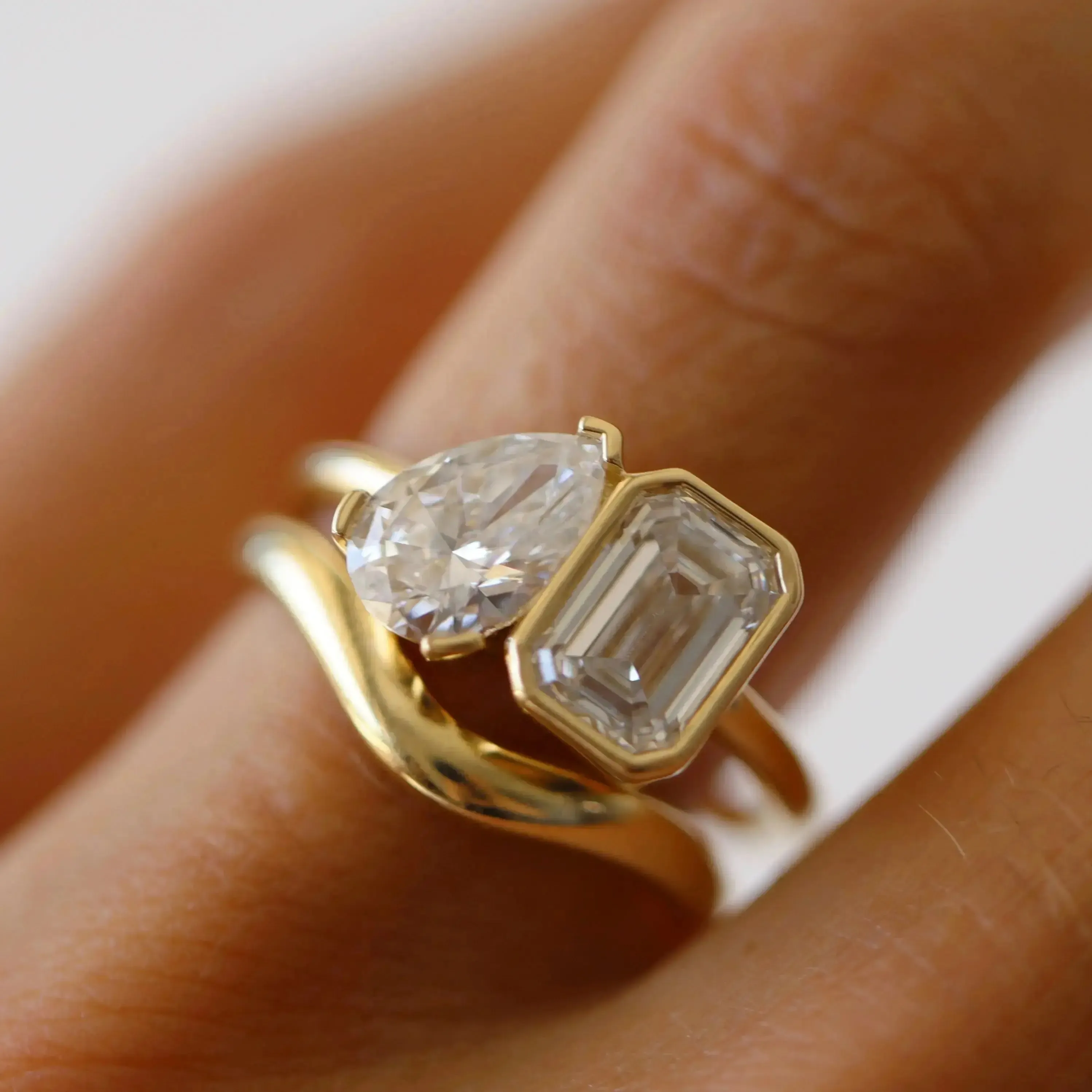 2.5ctw Lab-Created Diamond Inez Engagement Ring sold by Marrow Fine product image thumbnail 3