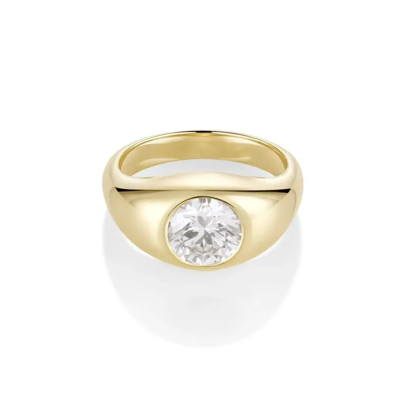 2.00ct Lab-Created Diamond Dyllan Bombe Engagement Ring sold by Marrow Fine