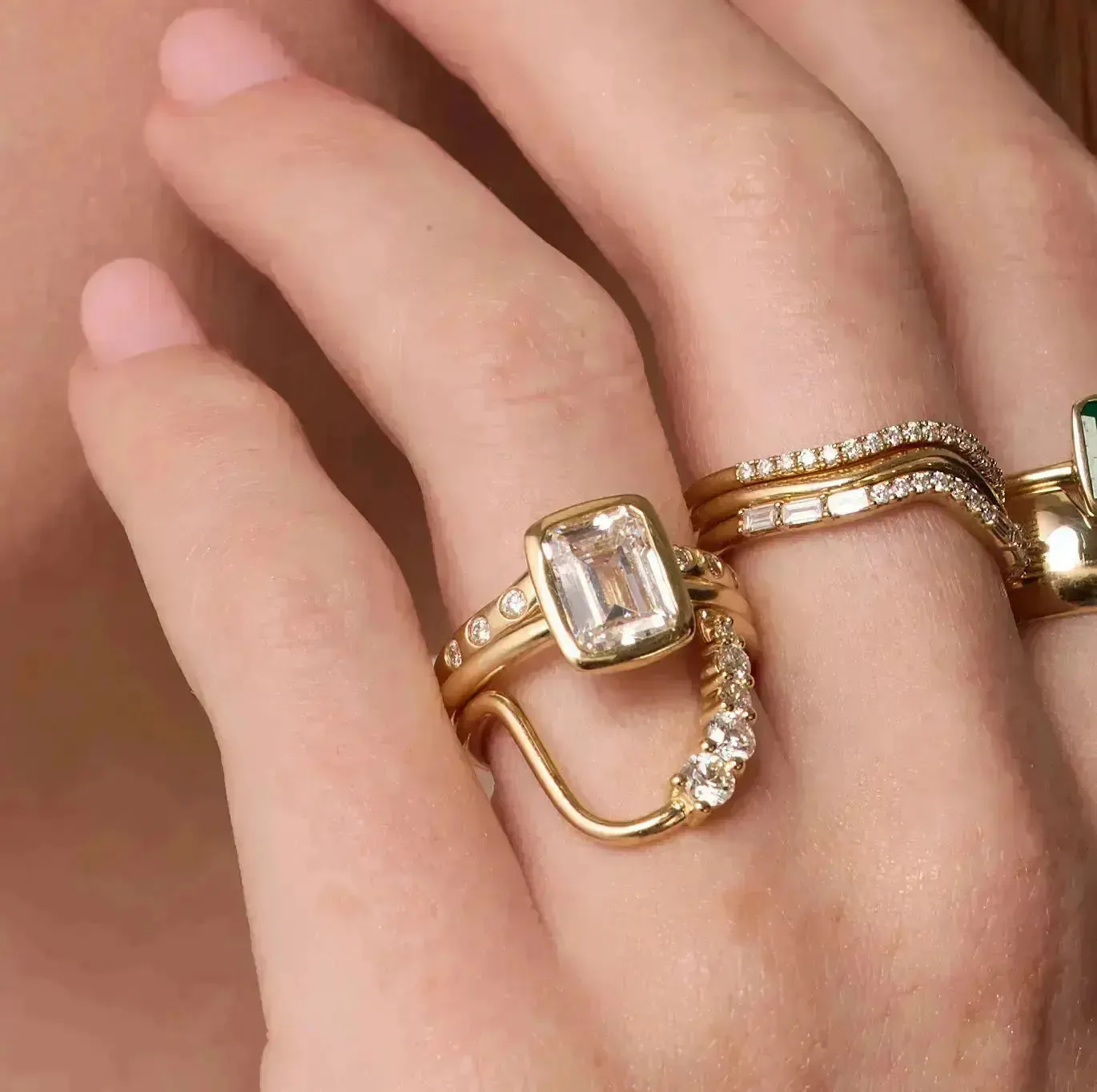 4.15ct Lab-Created Diamond Roxy Engagement Ring sold by Marrow Fine product image thumbnail 4