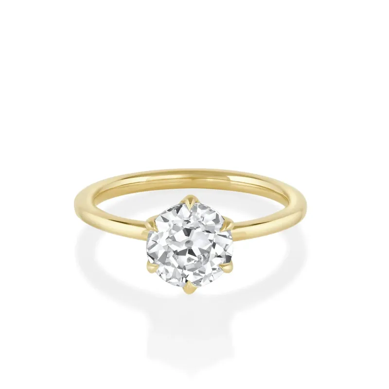 3.01ct Lab-Created Camille Round Brilliant Solitaire Engagement Ring sold by Marrow Fine