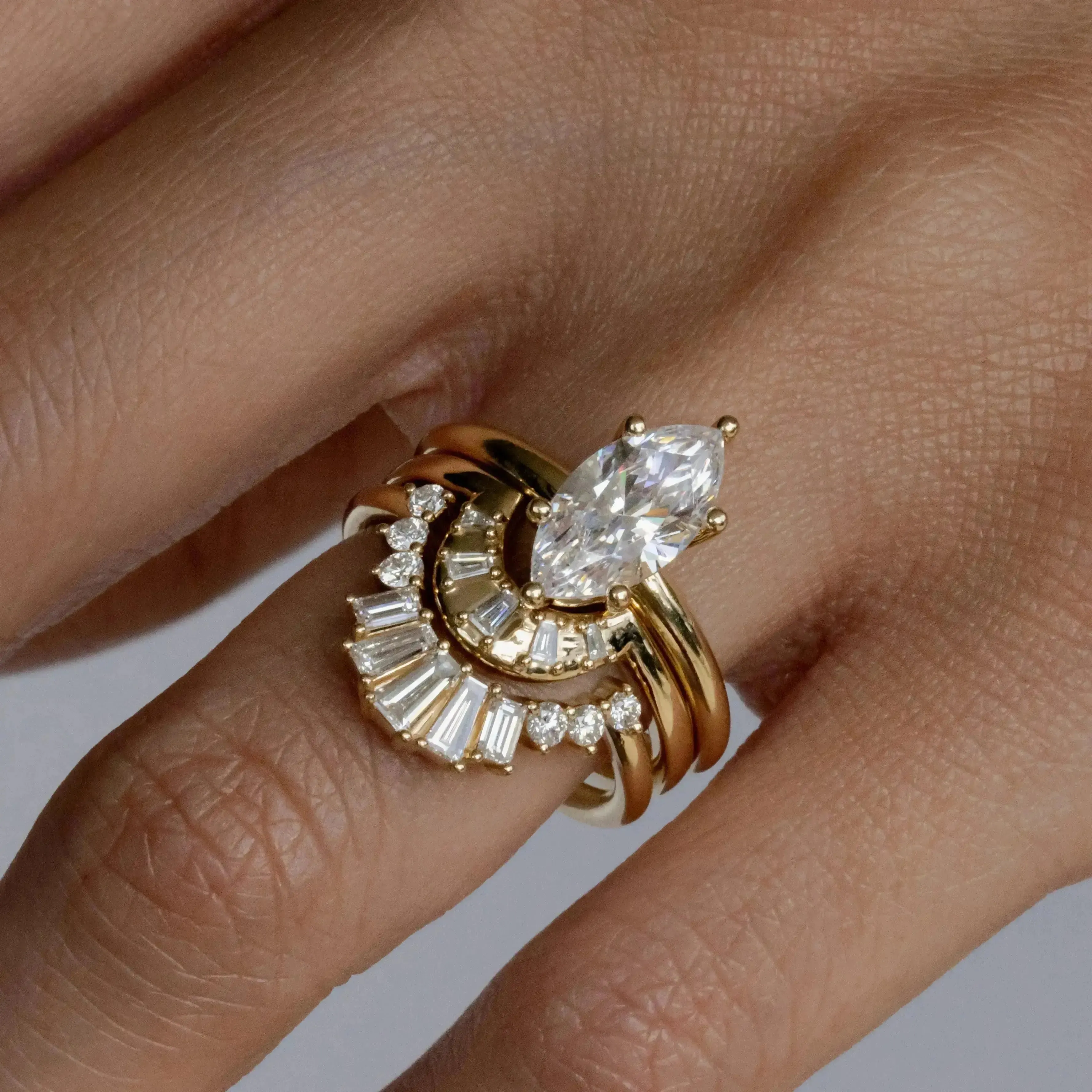 The Maeve Marquise Engagement Ring sold by Marrow Fine product image thumbnail 5