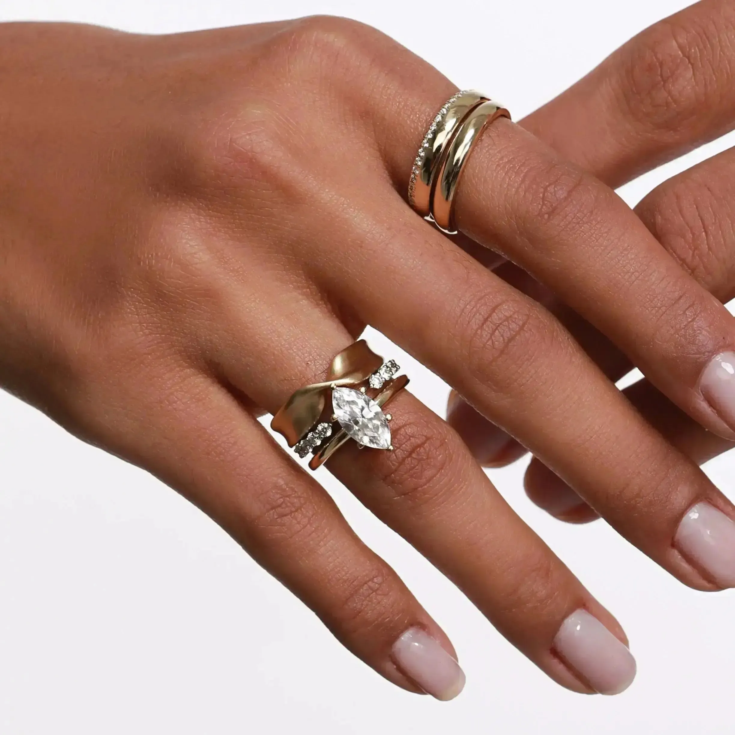 The Maeve Marquise Engagement Ring sold by Marrow Fine product image thumbnail 2