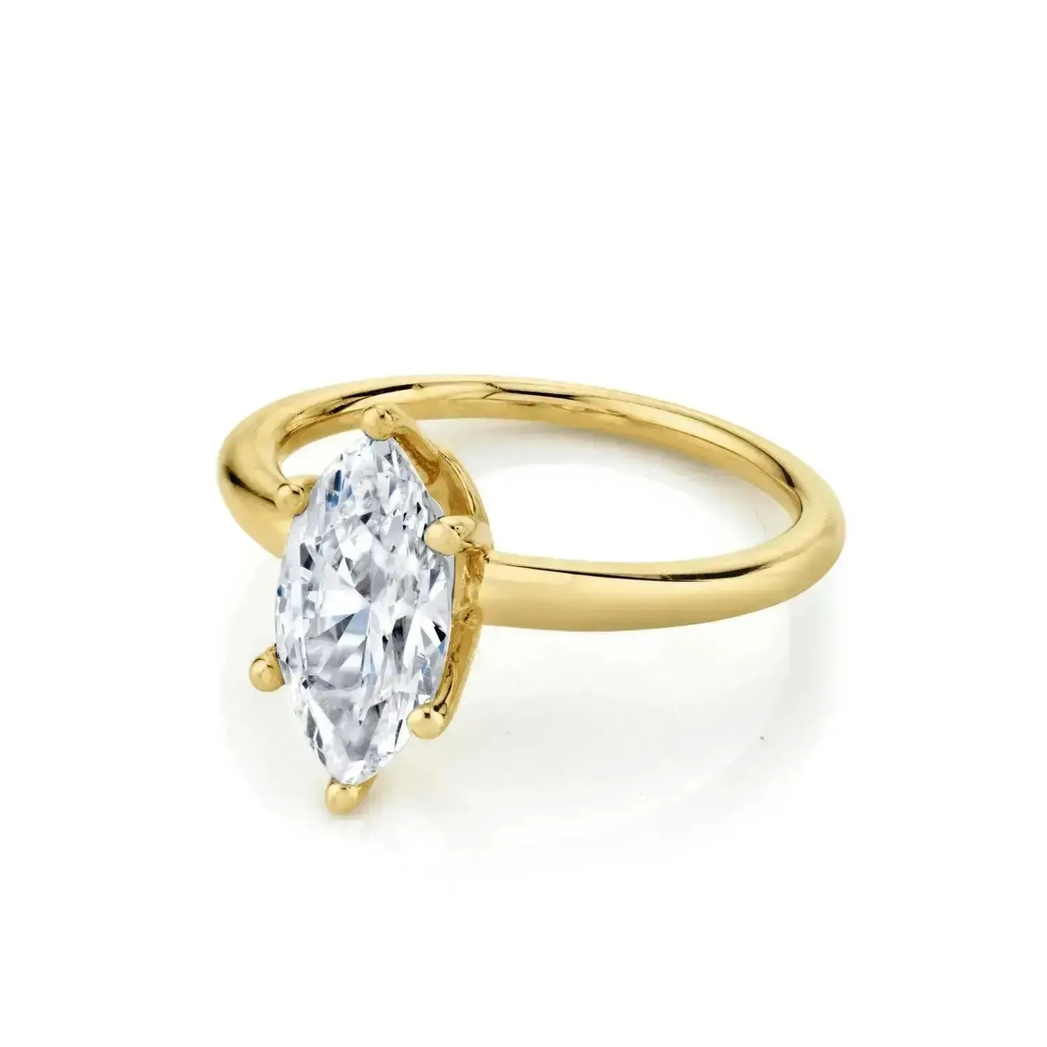 The Maeve Marquise Engagement Ring sold by Marrow Fine product image thumbnail 3