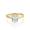 The Helene Oval Solitaire Engagement Ring sold by Marrow Fine