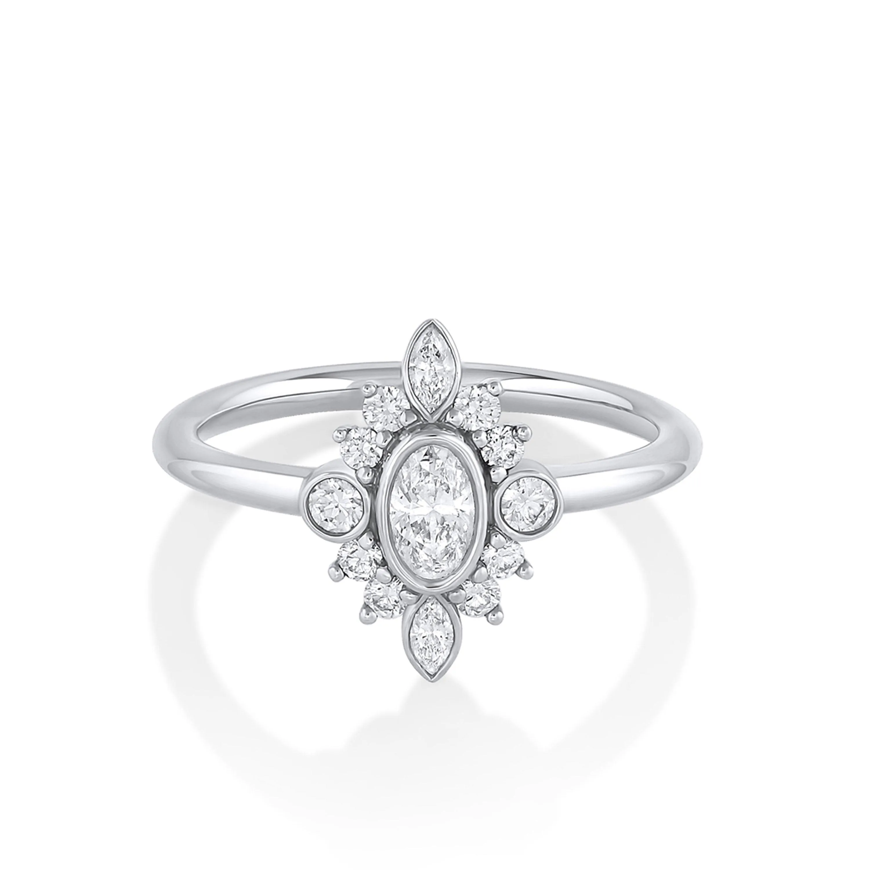 The Scarlette Compass Engagement Ring sold by Marrow Fine product image thumbnail 3