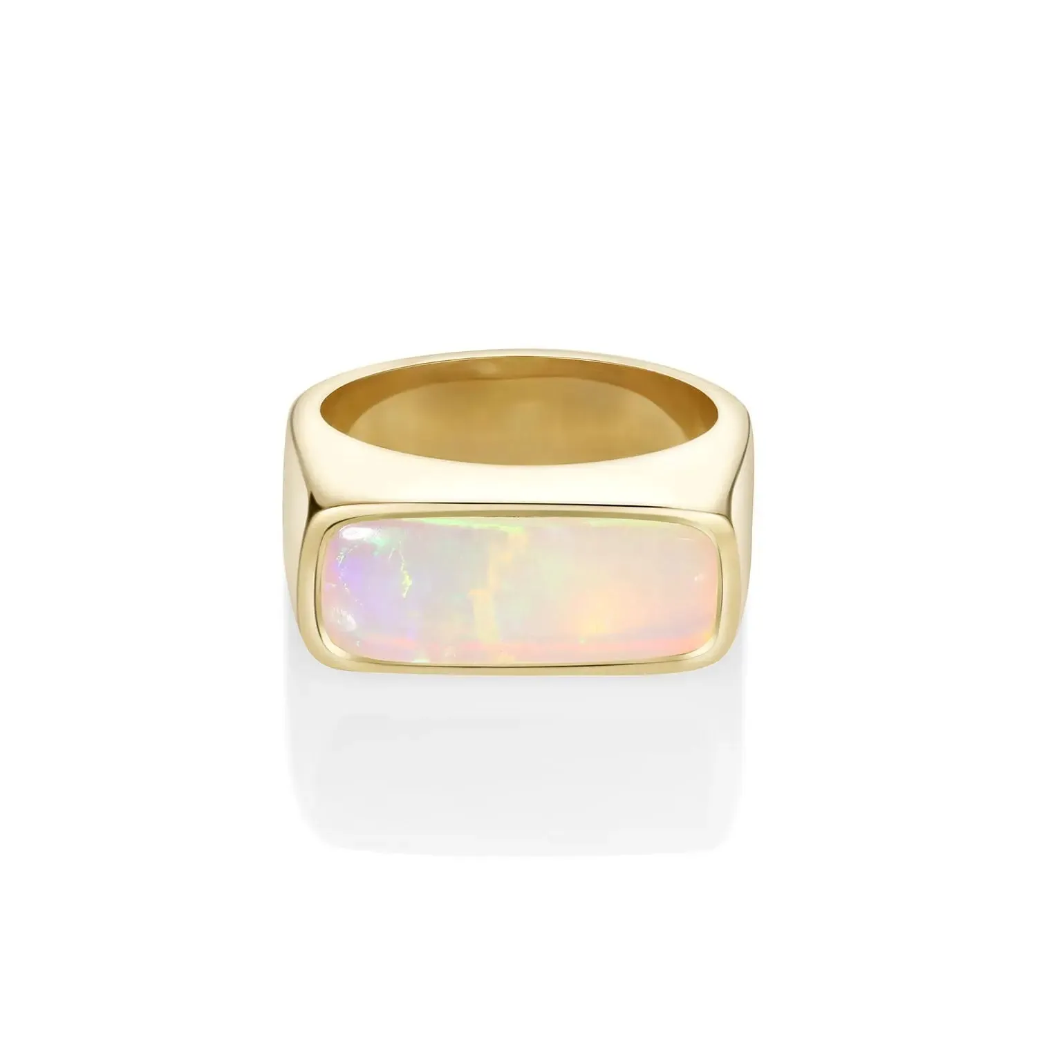 3.64ct Boulder Opal Crystal Ring sold by Marrow Fine