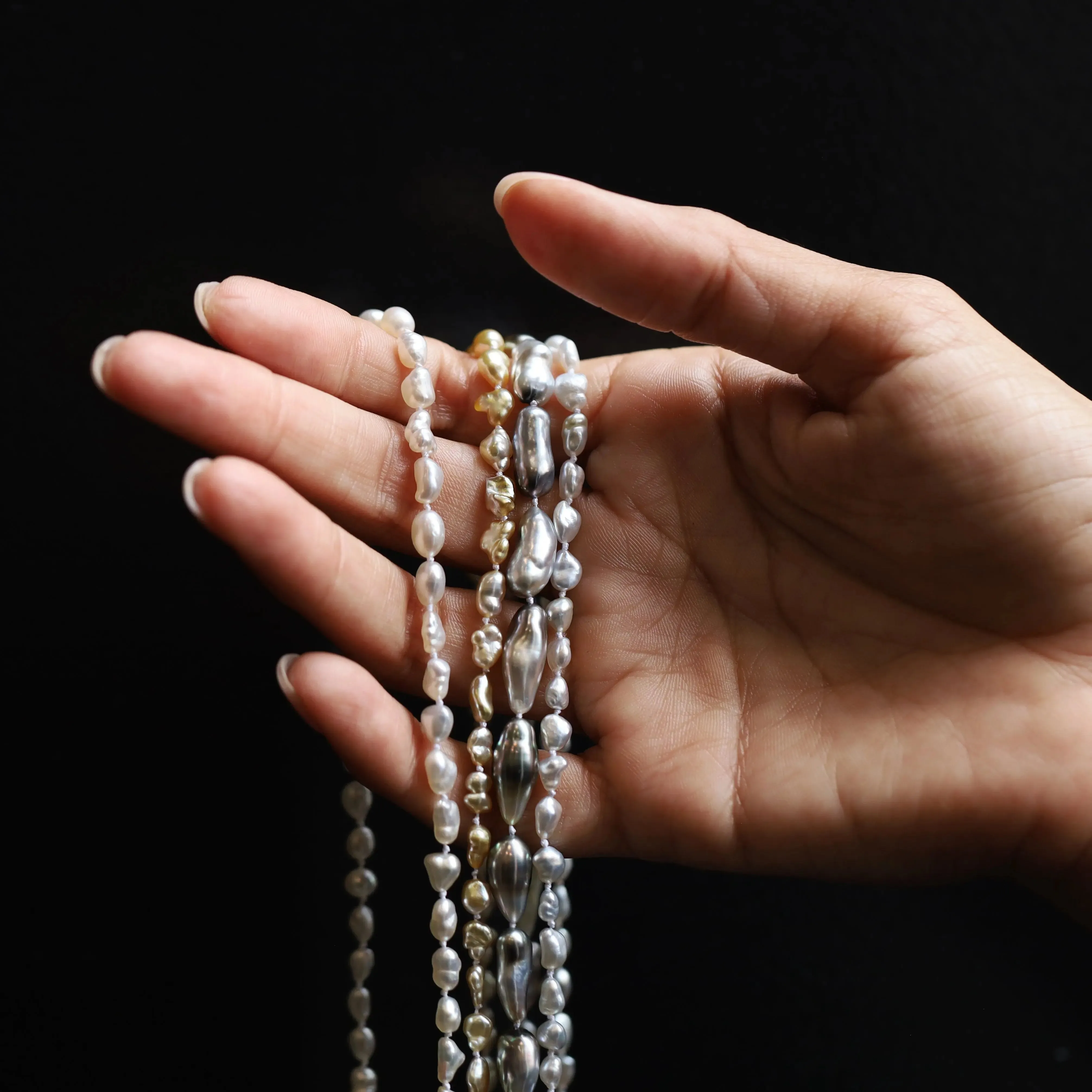 Tahitian Keshi Pearls sold by Marrow Fine product image thumbnail 3