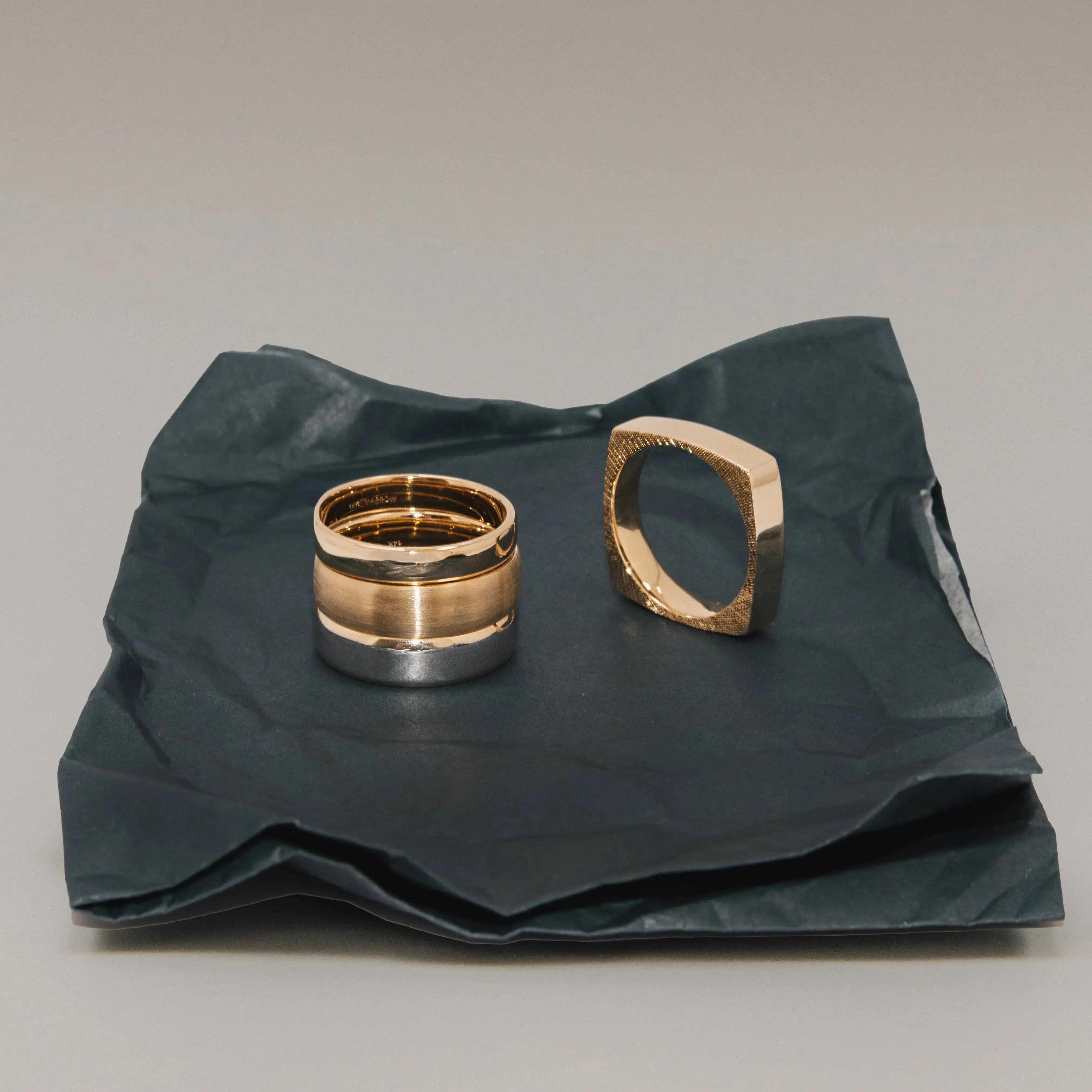 Two-Tone Men's Band sold by Marrow Fine product image thumbnail 4