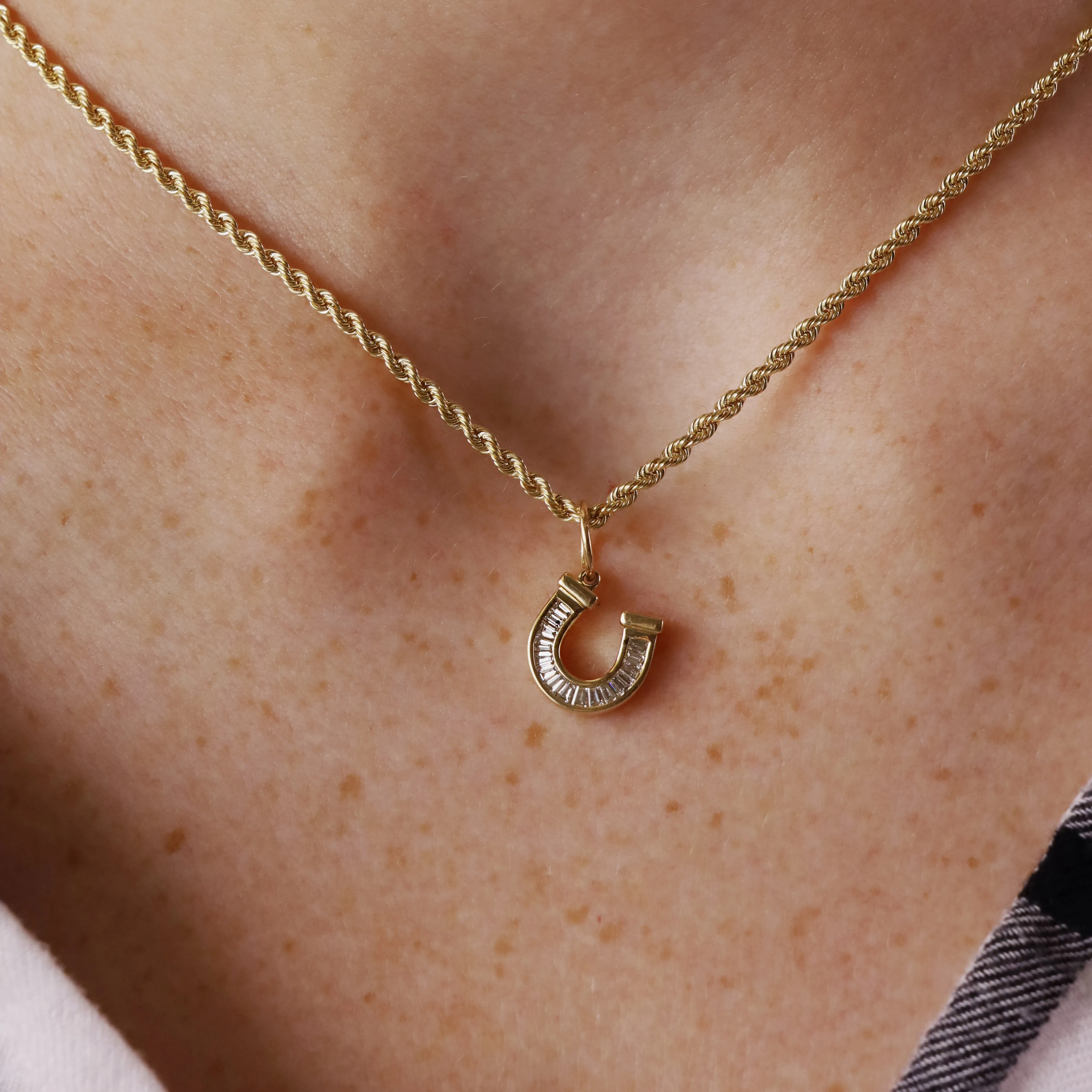 Lucky Horseshoe Charm sold by Marrow Fine product image thumbnail 2