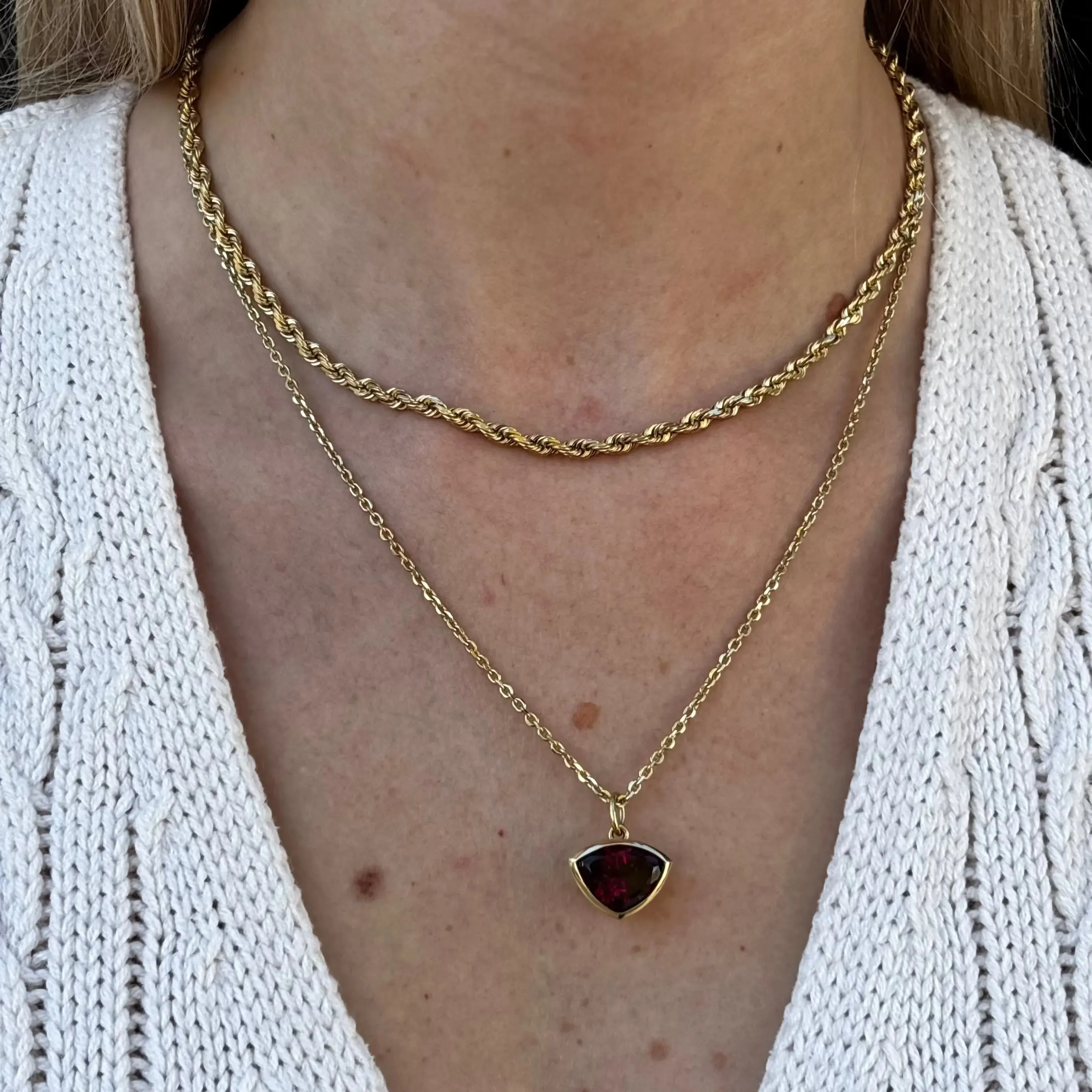 2mm Light Rope Chain sold by Marrow Fine product image thumbnail 2