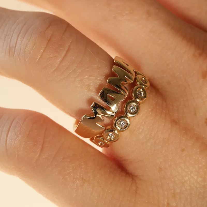 Gold Mama Ring (Prototype) made by Marrow Fine