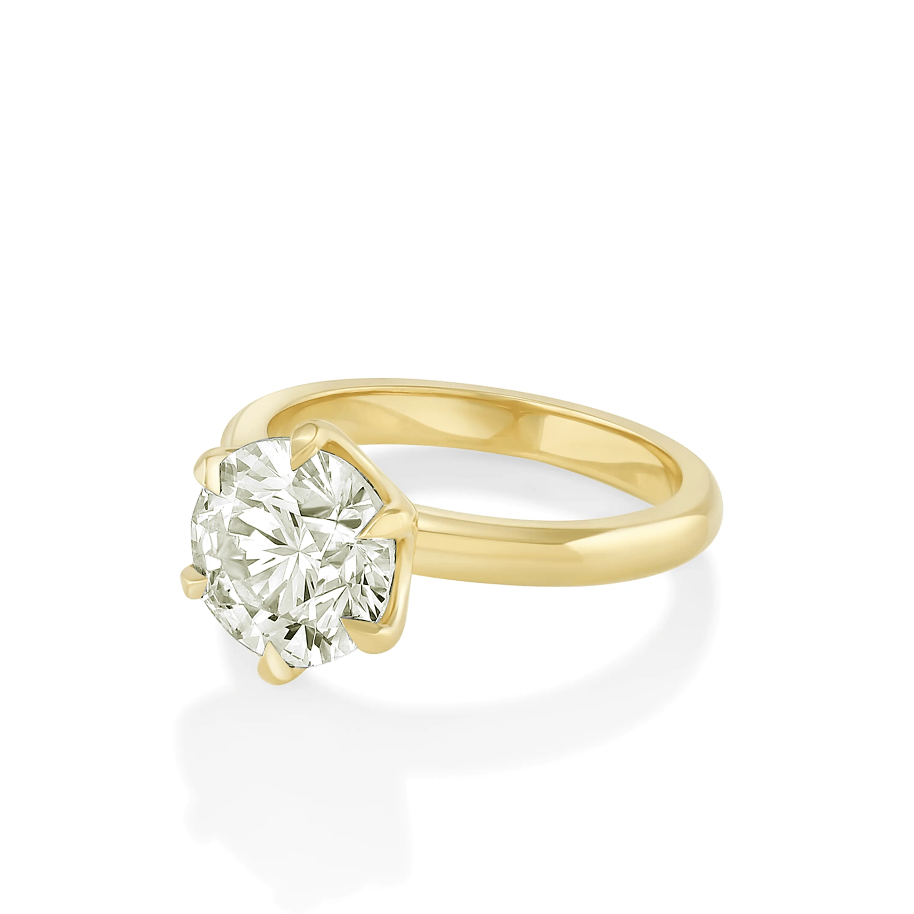3.02ct White Diamond Camille Engagement Ring sold by Marrow Fine product image thumbnail 2