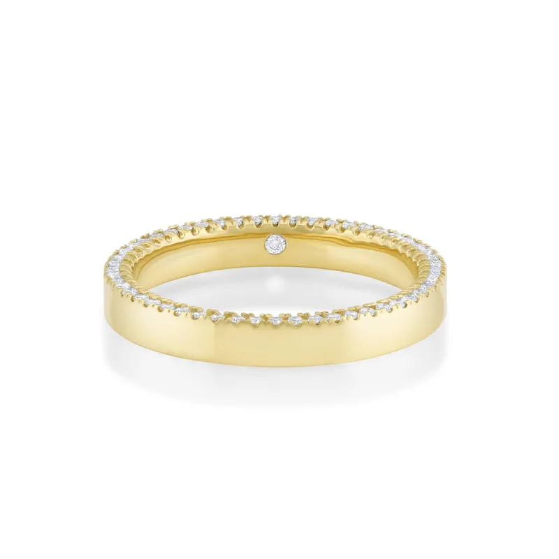 White Diamond Parker Band - 3mm sold by Marrow Fine