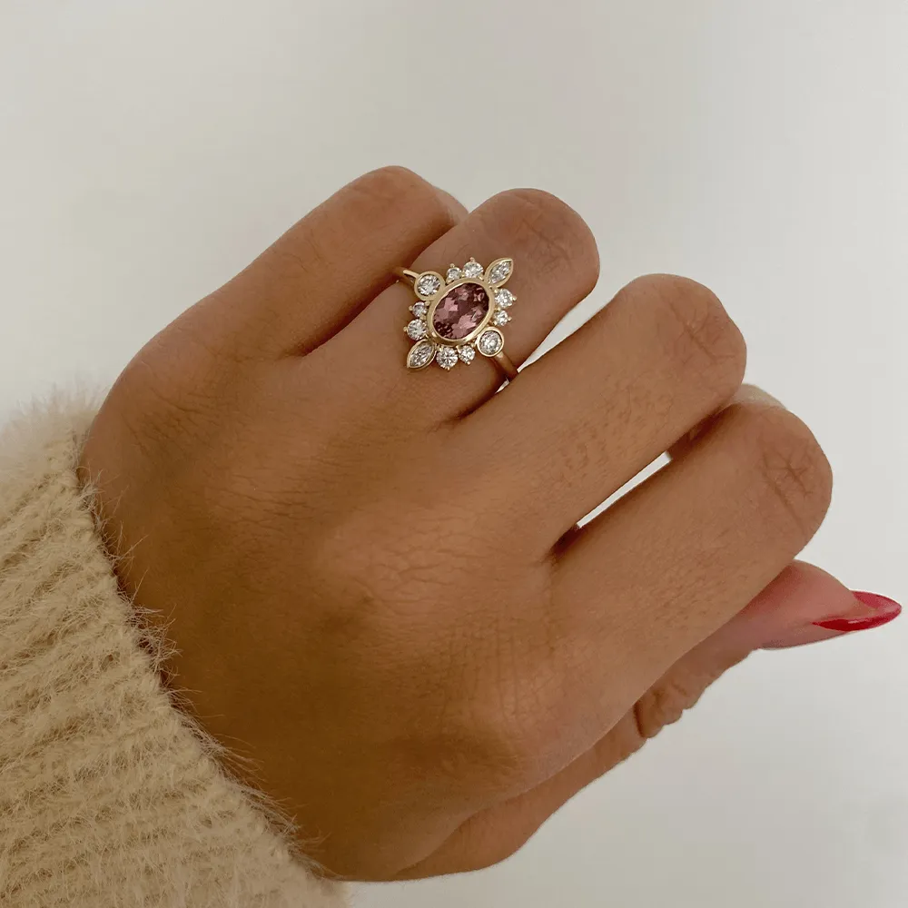 1.14ct Imperial Topaz Compass Ring sold by Marrow Fine product image thumbnail 4