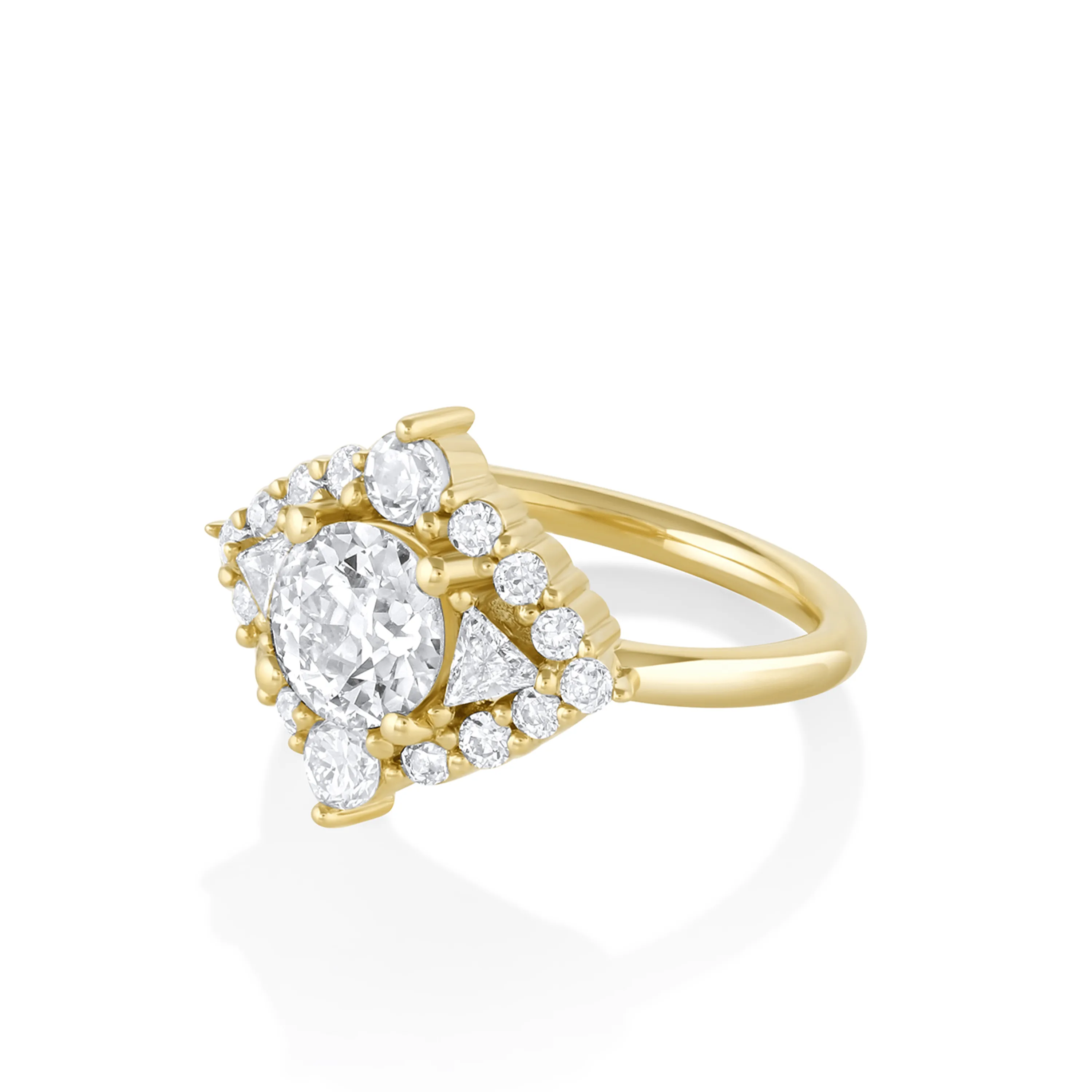 1.10ct Old Euro Cut Art Deco Engagement Ring sold by Marrow Fine product image thumbnail 2